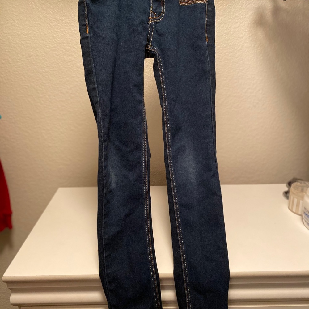 Girls blue jeans